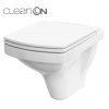 Cersanit EASY WC MISA ZÁVESNÁ Clean On + SEDÁTKO SLIM DUROPLAST odnímateľné, biele K701-144