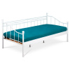 Autronic Posteľ, 90x200, kovová, biela, BED-1905 WT