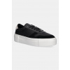 Kožené tenisky Calvin Klein FF CUPSOLE LACE UP - LTH MIX čierna farba, HW0HW02409 EUR 36