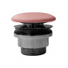 GSI umývadlová výpusť 5/4“, neuzatvárateľná, keramická zátka, 5-65mm, blush mat PVC24