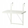 Záhradný stôl, stolík - Balkón Ikea Torparo Tabuľka 50 cm biela (Balkón Ikea Torparo Tabuľka 50 cm biela)
