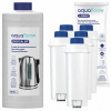 AquaFloow: Odvápňovač pre kávovar 1 l + 5 x filter vody pre kávovar Delonghi