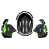 golier a čiapka pre prilby Cross Cup Two/Sonic CASSIDA black/grey/yellow fluo Veľkosť: XS, Veľkost: XS