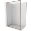 Mexen, Mexen Kioto-XF L sprchová stena s rámom 50 x 202 cm, priehľadná 10 mm, ružové zlato - 800-050-174-60-00-XF