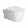 Duravit ME BY STARCK 37x57 WC závesné hlbok.splach.Rimless, HygieneGlaze,Biela 2529092000 2529092000