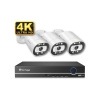 Techage IP - 3 kamerový set 8 MPx BULLET-WLI 1 TB pevný disk S káblami
