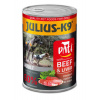 JULIUS - K9 Paté Beef & Liver adult konzervy 400g