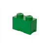 LEGO® Úložný box 12,5 x 25,2 x 18,1 cm tmavě zelená