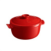 Emile Henry Keramický hrniec s pokrievkou Flame, Ø 22 cm / 2,5 l, granátová 344525