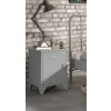 Vipack Nočný stolík pre deti v industriálnom dizajne Bronxx grey