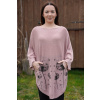Dámsky elegantný pulóver Dandelion pink S/M