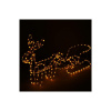 SPRINGOS LED Sob so saňami - 130cm, 192LED, IP44, teplá biela