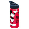 Stor hliníková fľaša s výsuvnou slamkou MICKEY MOUSE 710ml