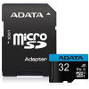 ADATA MicroSDHC karta 32GB UHS-I Class 10, A1 + SD adaptér, Premier AUSDH32GUICL10A1-RA1
