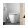 DURAVIT D-Neo samostatne stojace WC Rimless ku stene, s hlbokým splachovaním, 370 x 580 mm, biela, 2003090000