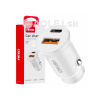 Nabíjačka do auta USB-A + USB-C 20W 12/24V AMiO-03877