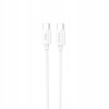 Kábel Dudao USB typ C - USB typ C 2 m biely