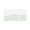KikkaBoo Skladací matrac 60x120x5 cm Sleepy Sheep