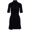 Karl Lagerfeld dámske úpletové šaty čierne s gombíkmi z kamienkov Veľkosť: S
