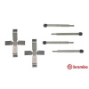 BREMBO Súprava príslušenstva, obloženie kotúčovej brzdy BREMBO A 02 315