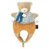 Plyšový medvedík na bábkové divadlo Doudou Amusette 3v1 Doudou et Compagnie žltý 30 cm od 0 mes DC3823