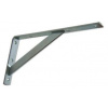Držiak s podperou KP1, 100x400x20mm, ZB - zosilnený - balenie po 10 ks