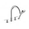 Hansgrohe Vernis Shape Batéria na okraj vane, 4-otvorová inštalácia, chróm 71459000-HG