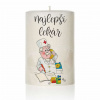 Dekoračná palmová sviečka - Najlepší lekár 3 - Valec - 13cm / 7,5cm - 480g
