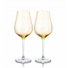 Poháre na biele víno, poháre na červené víno B.Bohemian oranžové, viacfarebné, žlté 500 ml 2 ks