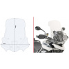 GIVI D6415ST plexi číre Triumph Tiger 900 GT/GT Pro (20-25), vxš590x420 mm, o 125 mm vyššia ako orig