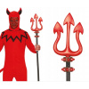 Vidly Trojzubec Diabol Diablica Červený Panenský Halloween Karneval 100 cm