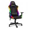 Herné kreslo Yenkee YGC 300RGB Stardust, čierne, podsvietené, polohovateľné 8590669299829