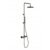 Ravak Sprchový sloup Espirit ES 091.20GB Sprchový sloup s termostatickou baterií, posuvný, se sprchovým setem, Graphite Brushed X070497