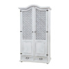 Skriňa WHITE HOME Slim SZY106 kombinovaná Barevné provedení: Bílý vosk - K17