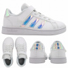 Detské športové topánky ADIDAS GRAND COURT biele, veľkosť 32