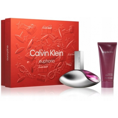 Calvin Klein Euphoria Woman set parfumovaná voda 100ml EDP telové mlieko 100ml