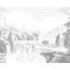 ZUTY Bodkovanie - ROZPRÁVKOVÁ KRAJINA S VODOPÁDMI Rámovanie: vypnuté plátno na rám, Rozmer: 80x100 cm