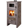 Strend Pro Taurus mocca (Kachle Pro TAURUS Ceramic, mocca, 12 kW, 120 mm, s rúrou na pečenie)