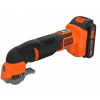 BLACK+DECKER Aku multifunkčná oscilačná brúska 18V v kufríku BDCOS18D1K
