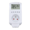 Solight termostaticky spínaná zásuvka, zásuvkový termostat, 230V/16A, režim vytápění nebo chlazení, různé teplotní režim DT40