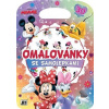Omalovánky se samolepkami - Minnie