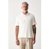 Tommy Hilfiger úpletové polo tričko pánske s lyocellom MW0MW43279 béžová S