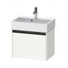 Duravit Ketho.2 Umývadlová skrinka, 44x58x39 cm, 1 zásuvka, matná biela K25073018180000