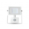 V-TAC LED reflektor SMD 10W 800lm SLIM biely so senzorom Farba svetla: teplá (3000K)