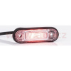 poziční světlo LED oválné červené (85x27 mm) s držákem 9908239