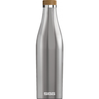 Sigg Meridian dvojstenná fľaša na vodu z nehrdzavejúcej ocele 500 ml, brúsená, 8999.60