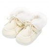 Dojčenské zimné capačky New Baby bežové 3-6 m
