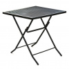 ROJAPLAST ZWMT-70F Stôl záhradný 70 x 70 cm, skladací, čierny ROJAPLAST 609/15