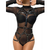 Leather Chest Harness Straps Waist Adjustable Gothic Straps Cage Bras Body Chain