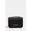 Love Moschino crossbody kabelka dámska z imitácie kože JC4000PP1OLA0000 čierna ONE SIZE